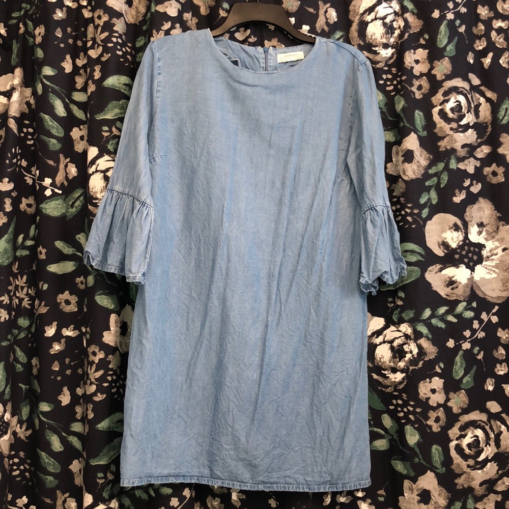 ZARA Denim Short Dress